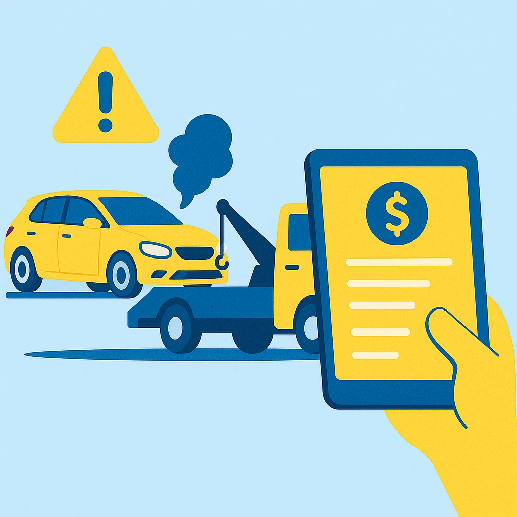 sleepdienst of de berging service van Auto Transport Direct